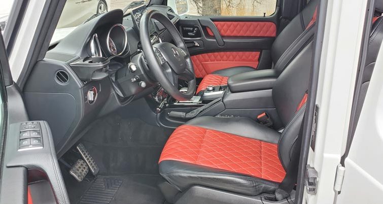 clean interior of a car