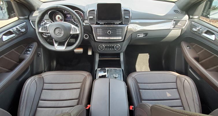 interior detailing of a mercedes